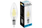 Feron 38229 Лампа светодиодная филамент LB-73, C35 (свеча), 9W 230V E14 6400К