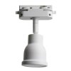 Feron Светильники трековые на шинопровод GU10, однофазный (ИВО) , 50W, 230V, цвет белый, корпус сталь, вращение →350°/↓90°, 96*58*145 мм, 51666