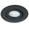 Feron Светильник потолочный встраиваемый (ИВО) , под лампу MR11 G5.3, черный, круг, 68*68*25 мм, 51947