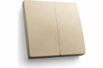 Feron Выключатель дистанционного управления 230V 500W двухклавишный, TM82, золото 41726