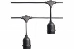 Feron Гирлянда 230V 50 E27 черный, шаг 50cm, IP 65, 25м +1,5м шнур