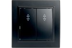 Feron 39921 Выключатель двухклавишный STEKKER PSW10-9008-03, серия Эрна тип установки - скрытый, размер изделия 84*84*35мм., цвет черный, материал изделия PP пластик/ABS пластик, латунь. Номинальное напряжение 250 , номинальный ток 10А, IP20