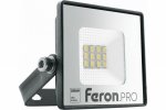Feron Прожектор светодиодный 10W 6400K IP65 AC220-240V/50Hz, черный, LL-1000 41537