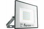 Feron Прожектор светодиодный 30W 6400K IP65 AC175-265V/50Hz, черный, LL-1000 41539