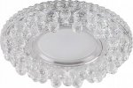 Feron CD941 Светильник встраиваемый с LED подсветкой потолочный MR16 G5.3 прозрачный 32654