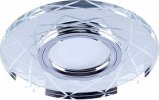 Feron CD983 Светильник встраиваемый с LED подсветкой потолочный MR16 G5.3 прозрачный, хром 32440
