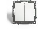 Feron 49166 Выключатель двухклавишный STEKKER GLS10-7107-01, серия Катрин