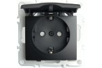 Feron 49156 Розетка STEKKER PST16-9112-03 на 1 гнездо, с крышкой, с заземлением