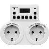 Feron TM25 Розетка с таймером (недельная электронная), IP20, 230V, 3500W/16А , 100*120*77мм, 23236