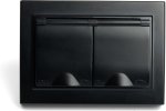 Feron 49138 Розетка STEKKER PST16-9015-03 на 2 гнездо, с крышкой, с заземлением