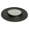 Feron Светильник потолочный встраиваемый (ИВО) , под лампу MR16 G5.3, черный, круг, 90*90*35 мм, монтажный диаметр 66мм,  корпус металл, неповоротный, 51343