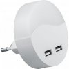 Feron FN1122 Светильник-ночник c USB выходами 0,45W 230V круг