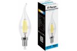 Feron 38235 Лампа светодиодная филамент LB-74, C35T (свеча на ветру), 9W 230V E14 6400К