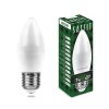 Feron SBC3707 Лампа светодиодная , C37 (свеча), 7W 230V E27 2700К