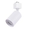 Feron Светильники трековые на шинопровод GU10, однофазный (ИВО) , 15W, 230V, цвет белый, корпус металл, 51608