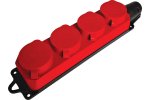 Feron 49400 Розетка STEKKER RST16-24-44-3 на 4 гнездо, с крышкой