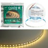 Лента светодиодная 12V SAFFIT , 120*SMD2835, 9,6W/m, IP20, 3000К (теплый белый), Кратность резки мм 50мм, 5000 *8*1,22мм, 55240