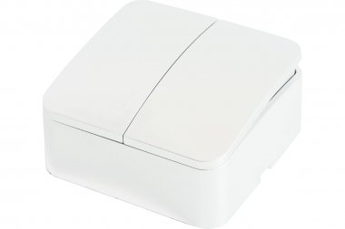 Фотография товара 'Feron 49289 Выключатели двухклавишный STEKKER MSW10-20-01, серия София'