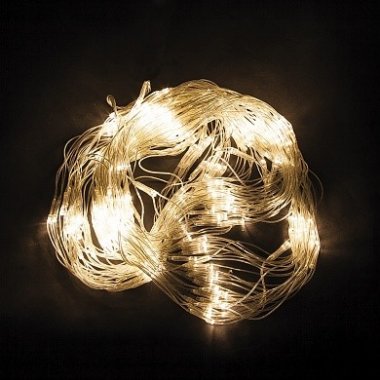 Фотография товара 'Feron CL70 Гирлянда сеть , 160LED, 2700К, IP20, 9,6W, от сети 230V'
