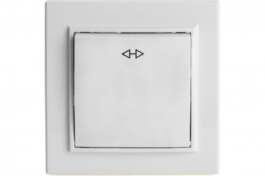 Фотография товара 'Feron 39925 Выключатель одноклавишный STEKKER PSW10-9009-01, серия Эрна'