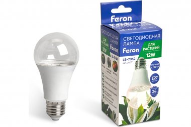 Фотография товара 'Feron 38277 Лампа для растений LB-7062, (фитолампа), 12W 175-265V E27'