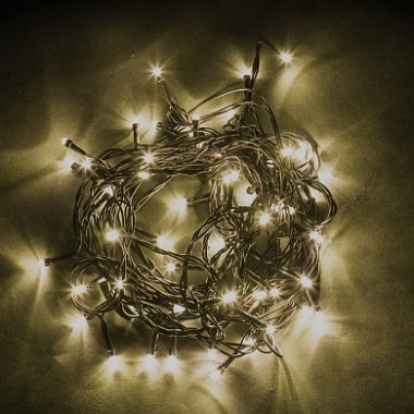 Фотография товара 'Feron Гирлянда линейная CL07, 400LED, 2700К, IP44, 24W, от сети 230V'