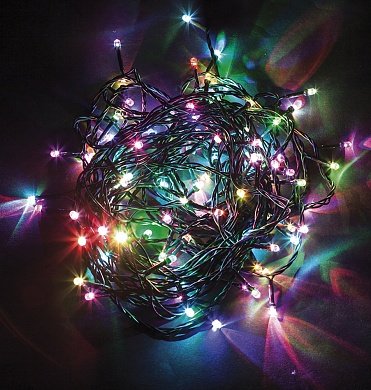 Фотография товара 'Feron Гирлянда линейная CL07, 400LED, IP44, 24W, от сети 230V'