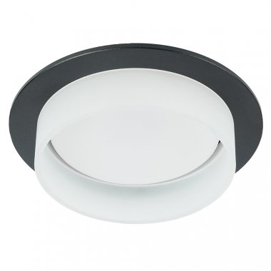 Фотография товара 'Feron Светильник потолочный встраиваемый (-) , под лампу GX53 GX53, черный, круг, 51936'