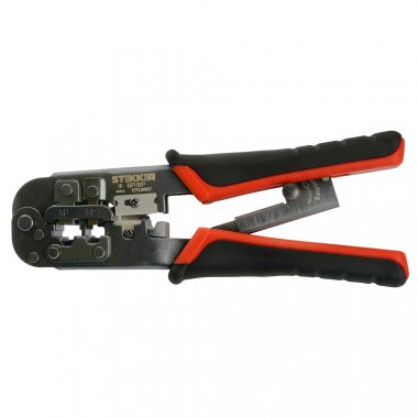 Фотография товара 'Feron 49613 CTLS007 Кримпер для обжима RJ разъемов RJ-45(8P8C),RJ-12 (6P6C),RJ-11(6P4C и 6P2C)'