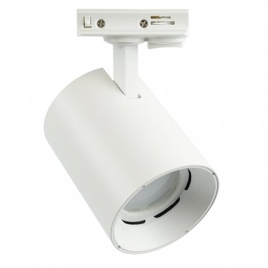 Фотография товара 'Feron Светильники трековые на шинопровод GU10, однофазный (ИВО) , 50W, 230V, цвет белый, корпус алюминий, 51849'