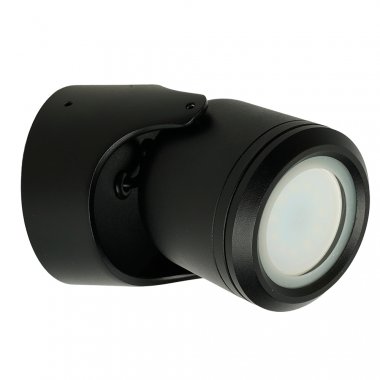 Фотография товара 'Feron Светильник садово-парковый, серии «Техно», (НБУ) GU10, 220-240V, IP54, цвет черный, на стену , 51739'