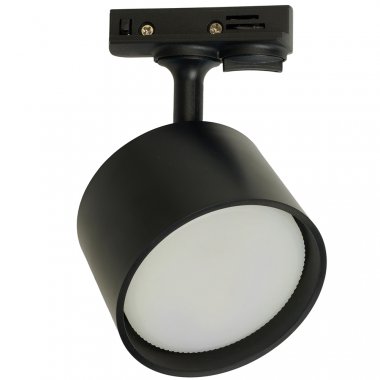 Фотография товара 'Feron Светильники трековые на шинопровод GX53, однофазный (ИВО) , 15W, 230V, цвет черный, корпус пластик, вращение →350°/↓90°, 84*84*107 мм, 51214'