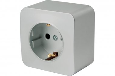 Фотография товара 'Feron 49326Розетка STEKKER MST16-11-03 на 1 гнездо, с заземлением'