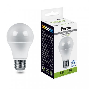 Фотография товара 'Feron 51053 Лампа светодиодная LB-931, A60 12W 230V E27 4000К'