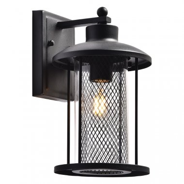 Фотография товара 'Feron Светильник садово-парковый, серии «Бордо», (НБУ) 60W, E27, 230V, IP44, цвет черный, цилиндр, на стену вниз, 48388'