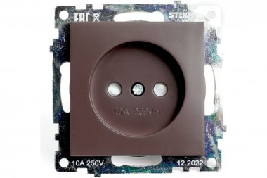 Фотография товара 'Feron 49025 Розетка STEKKER GLS10-7109-04 на 1 гнездо, без заземления'