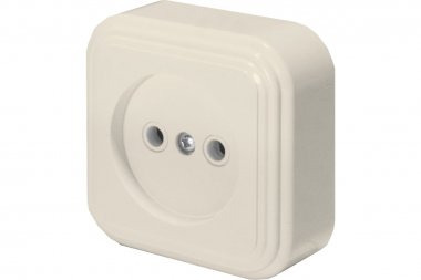 Фотография товара 'Feron 49061 Розетка STEKKER PST16-20-20 на 1 гнездо, без заземления'