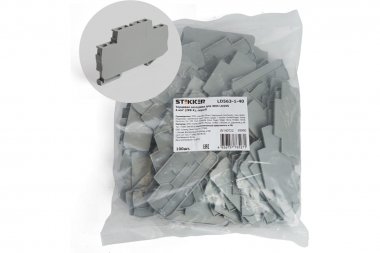 Фотография товара 'Feron 39990 LD563-1-40 Торцевая заглушка для ЗНИ LD555 4 мм? (JXB ST 4)'