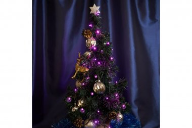 Фотография товара 'Feron 32287 Гирлянда линейная CL02, 20LED, (розовый), настраивается контроллером, 2м+1,5м'