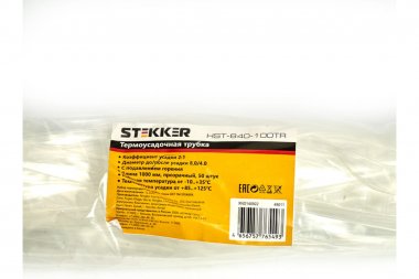 Фотография товара 'Feron 49011 Термоусадочные трубки STEKKER HST-840-100TR, длина 1000мм'