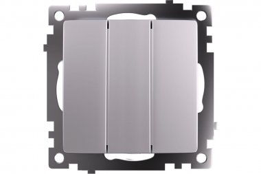 Фотография товара 'Feron 49173 Выключатель трехклавишный STEKKER GLS10-7108-03, серия Катрин'