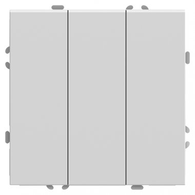 Фотография товара 'Feron 49870 Выключатели трехклавишный STEKKER RSW10-5108-01, серия Эмили'