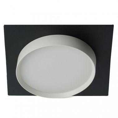 Фотография товара 'Feron Светильник потолочный встраиваемый (ФВО) , под лампу GX53 GX53, черный+белый, квадрат, 110*110*40 мм, 51360'