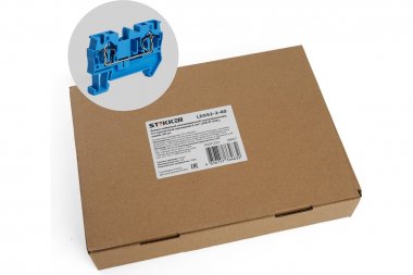 Фотография товара 'Feron 39957 LD552-2-60 ЗНИ Зажим пружинный, 2-проводной проходной 6,0 мм'