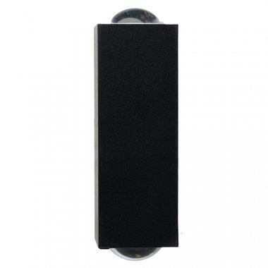 Фотография товара 'Feron Светильник накладной, (-) , 2*1W, (3000K), 175-265V, 170Lm, IP54, цвет черный, корпус алюминий, рассеиватель стекло, 51136'