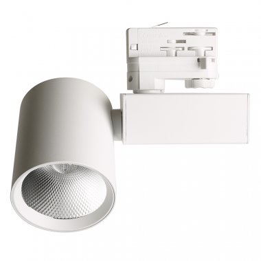 Фотография товара 'Feron Светильник трековый на шинопровод, трехфазный (ДПО) , 20W, 4000К (белый), 170-265V, 1800Lm, цвет белый, корпус алюминий, 51602'