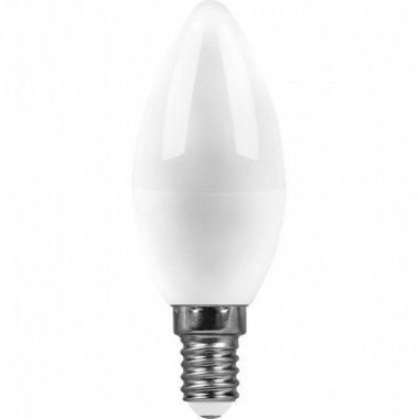 Фотография товара 'Feron Лампа светодиодная, 7W 230V E14 6400K C37, SBC3707'