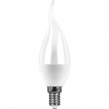 Фотография товара 'Feron Лампа светодиодная, 13W 230V E14 4000K на ветру C37T, SBC3713'