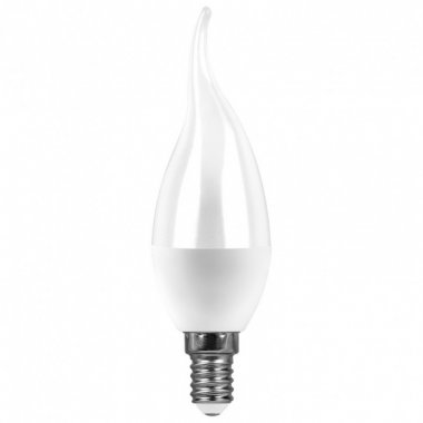 Фотография товара 'Feron Лампа светодиодная, 15W 230V E14 4000K на ветру C37T, SBC3715'