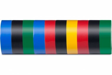 Фотография товара 'Feron Изоляционная лента 0,13*19мм, 100 м., комплект 10 штук, мультиколор, INTP01319-100 39290'